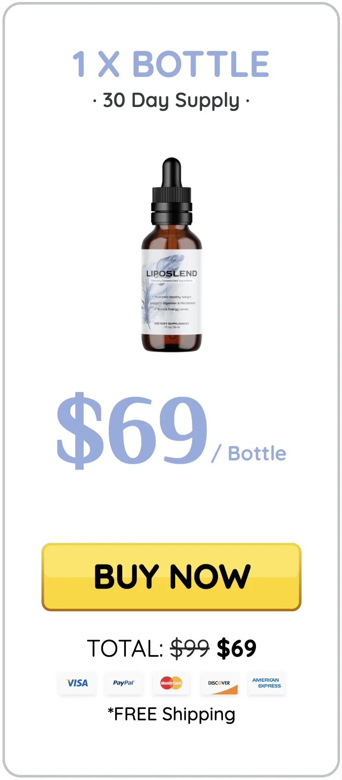 LipoSlend 1 Bottle